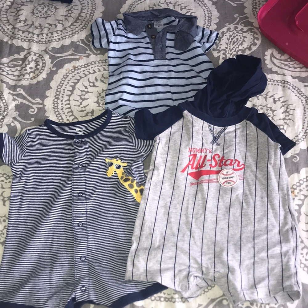 3 rompers